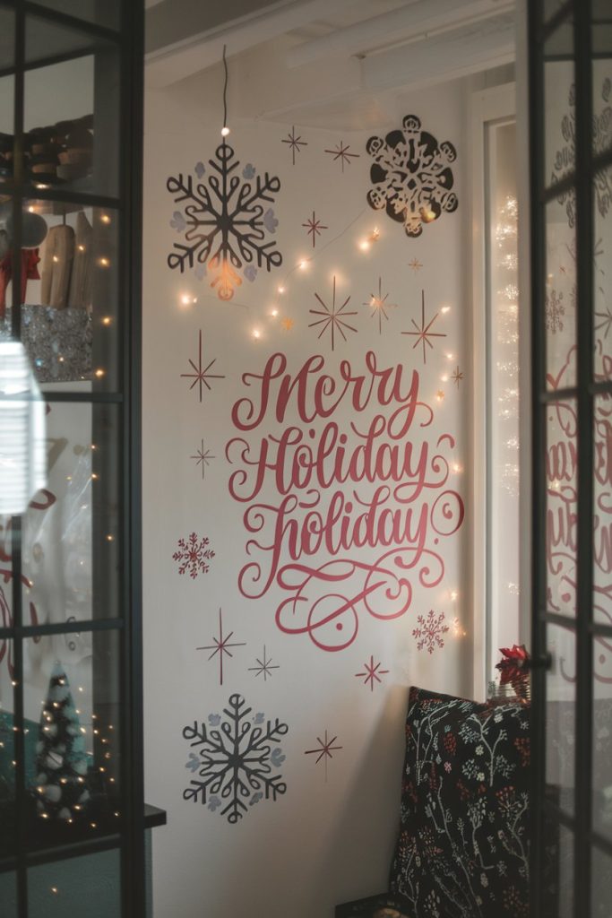 Christmas-Themed Wall Decals