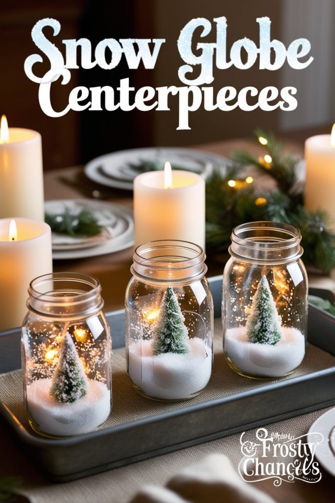 Snow Globe Centerpieces