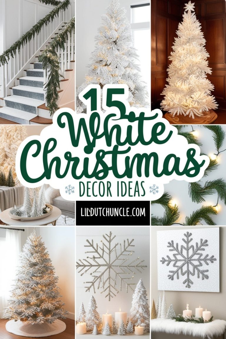 White Christmas Decor Ideas