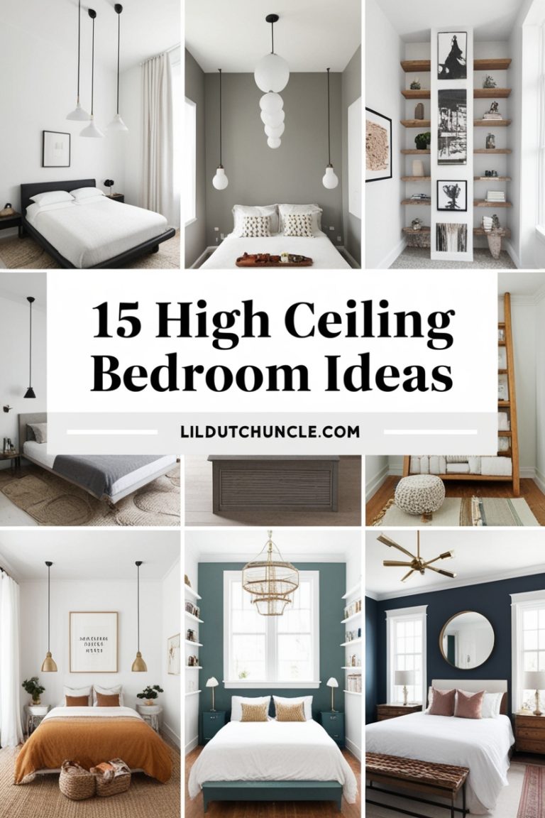 High Ceiling Bedroom Ideas
