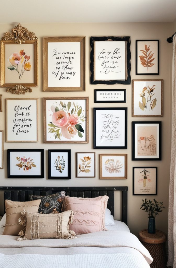 Eclectic Gallery Wall