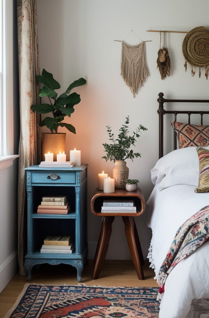 Mismatched Nightstands