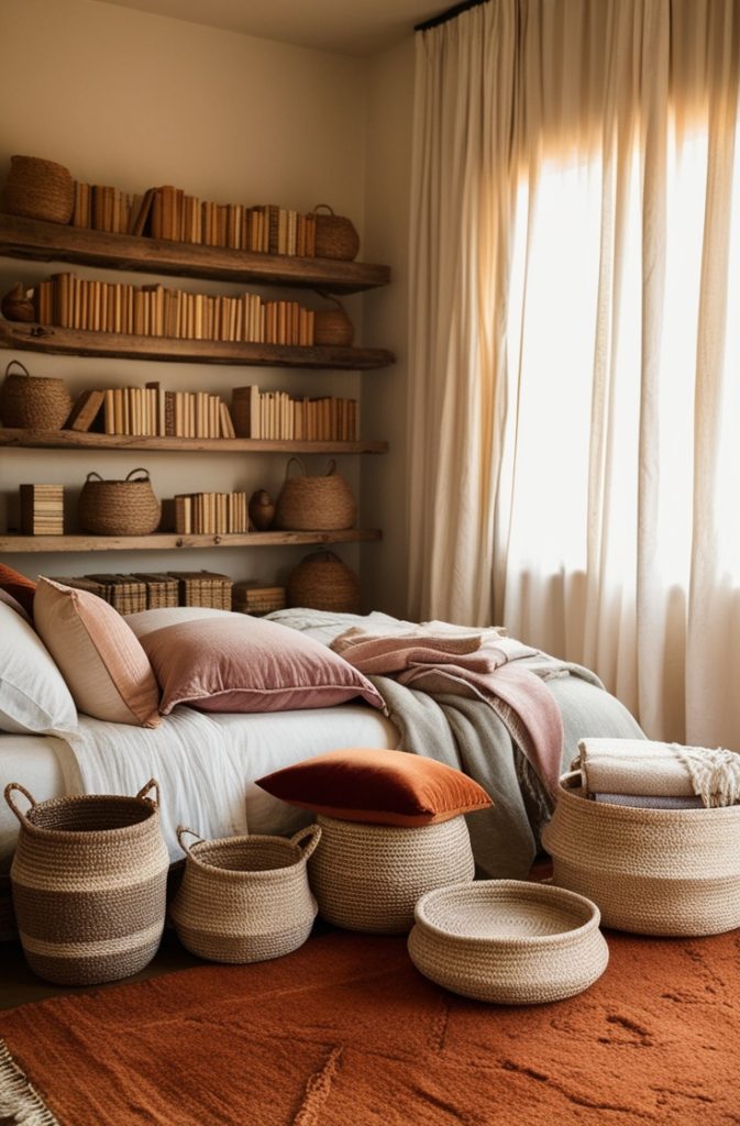 Woven Baskets for Storage