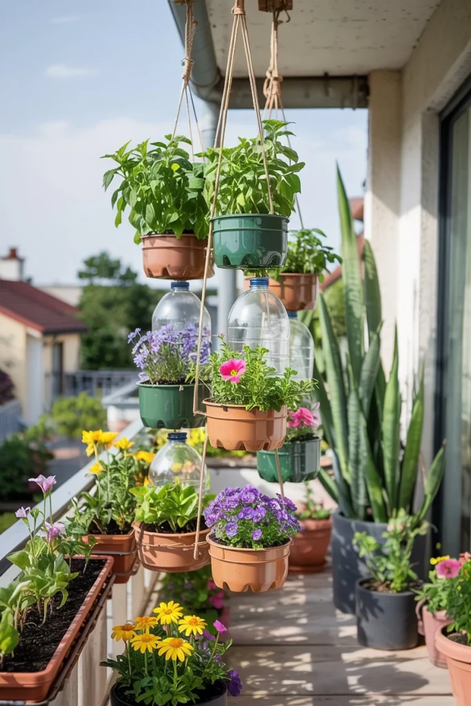 Hanging Bottle Planters
