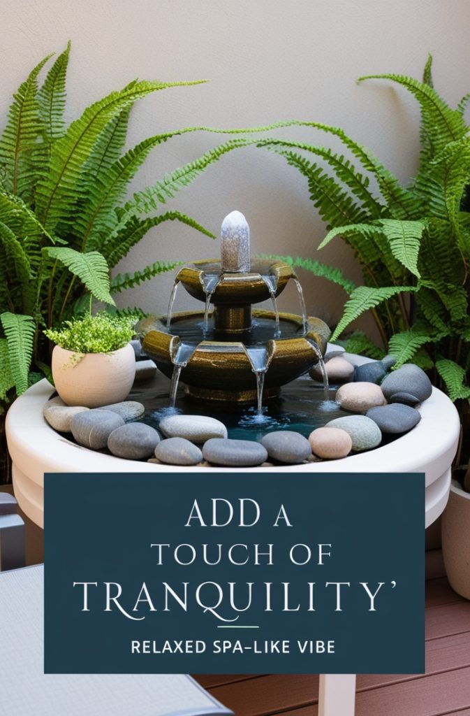 Incorporate a Small Water Feature