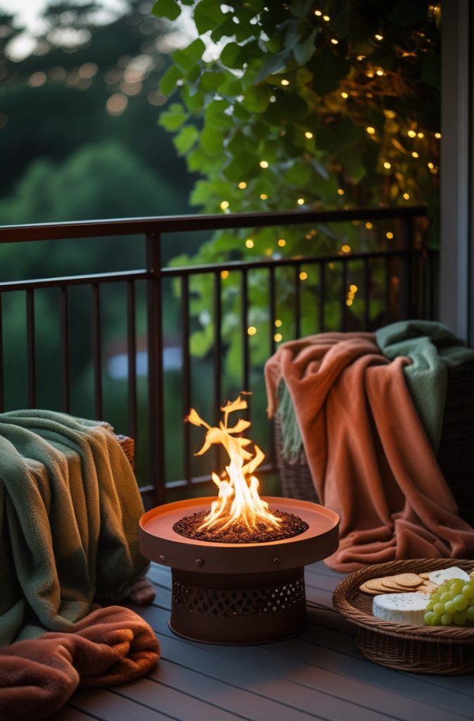 Set Up a Portable Fire Pit Table