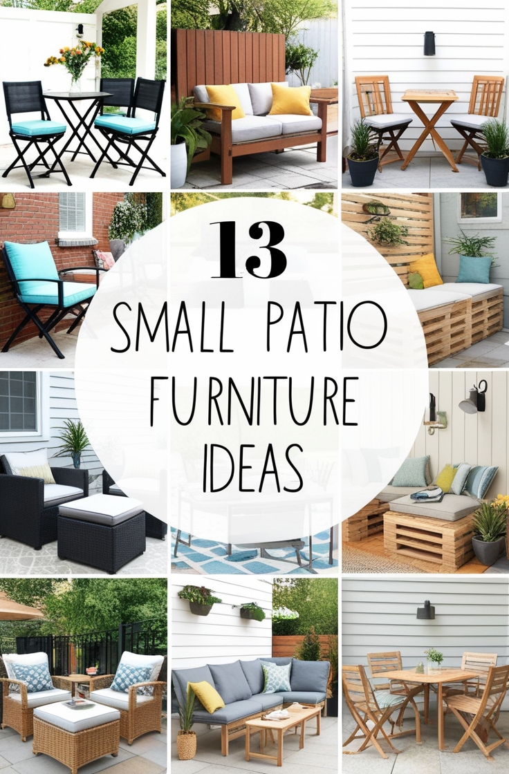 Small Patio Furniture Ideas