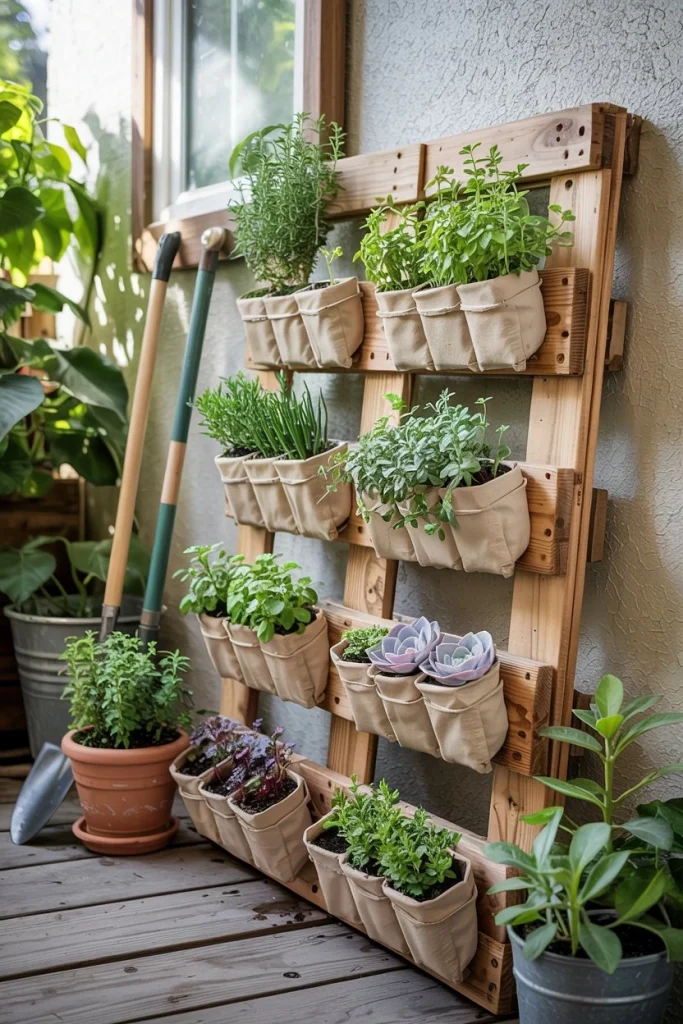 Vertical Pallet Garden