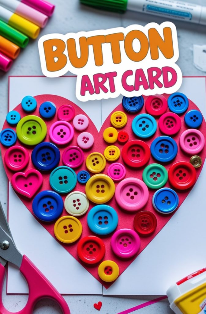 Button Art Card