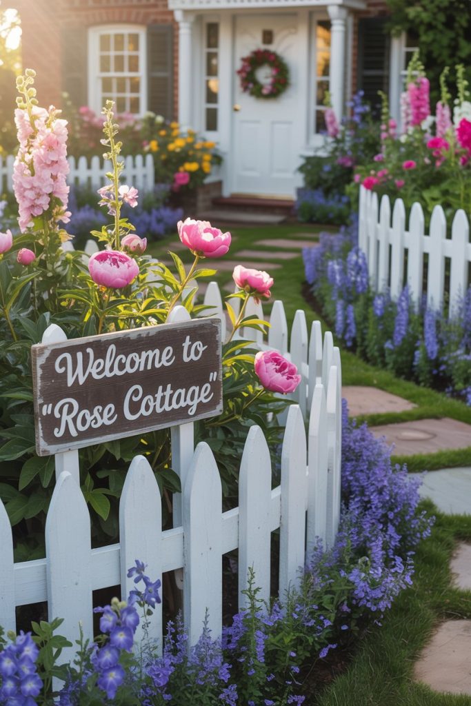 Cottage-Style Flower Beds