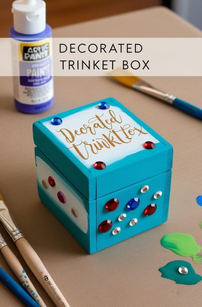 Decorated Trinket Box