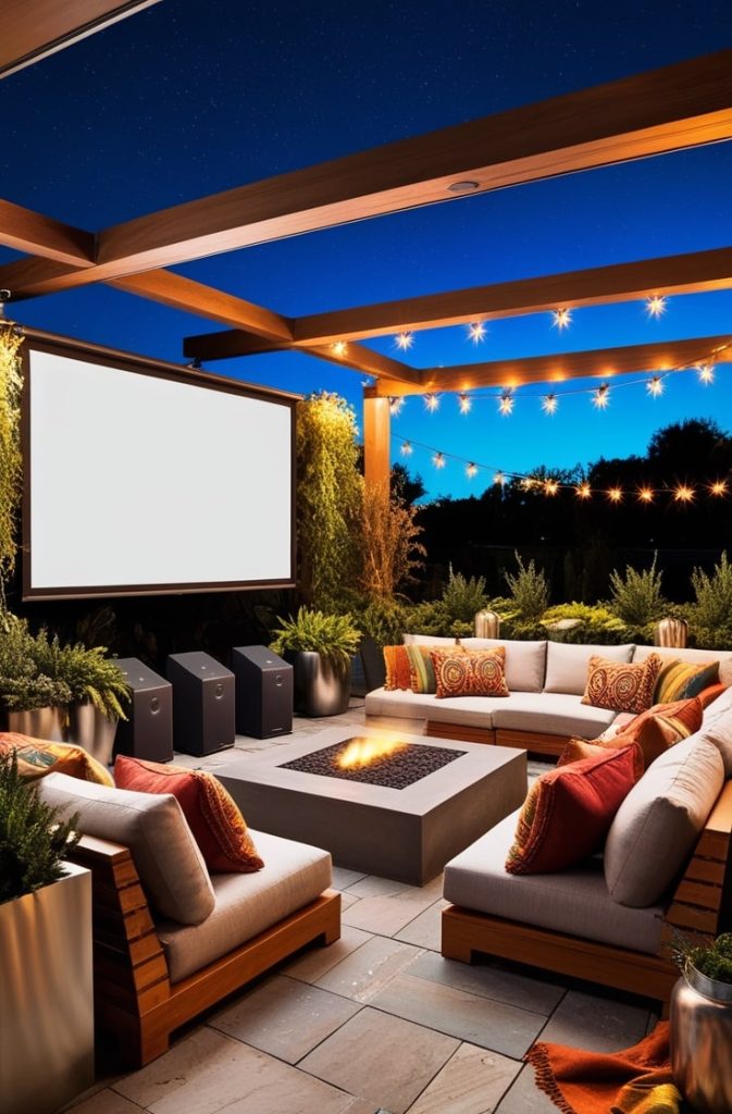 Entertainment Hub with Tech