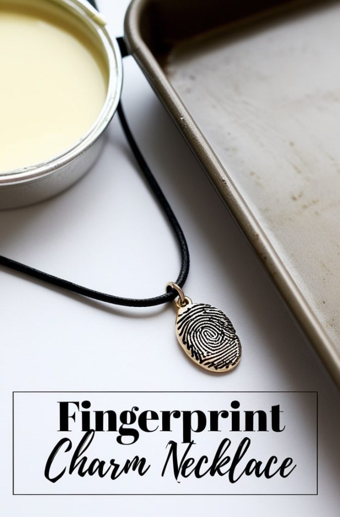 Fingerprint Charm Necklace