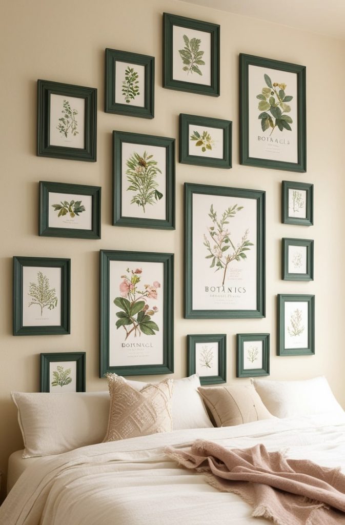 Forest Green Gallery Wall