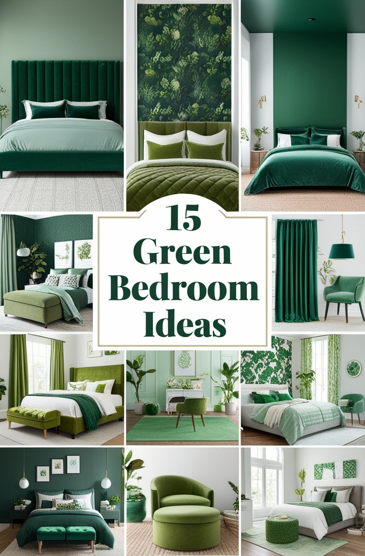 Green Bedroom Ideas