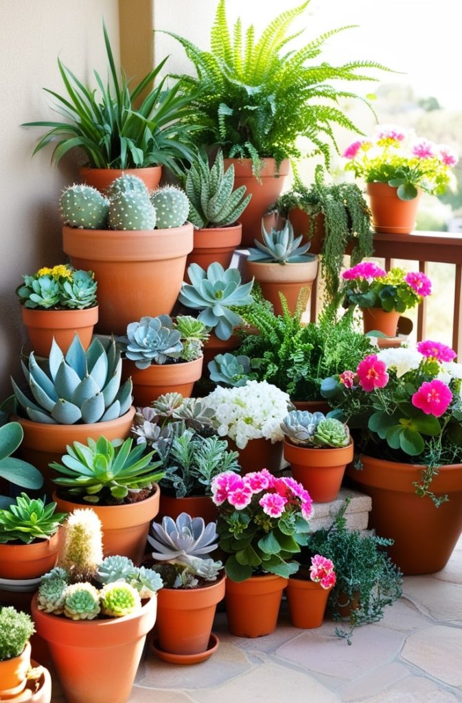 Integrate Potted Plants