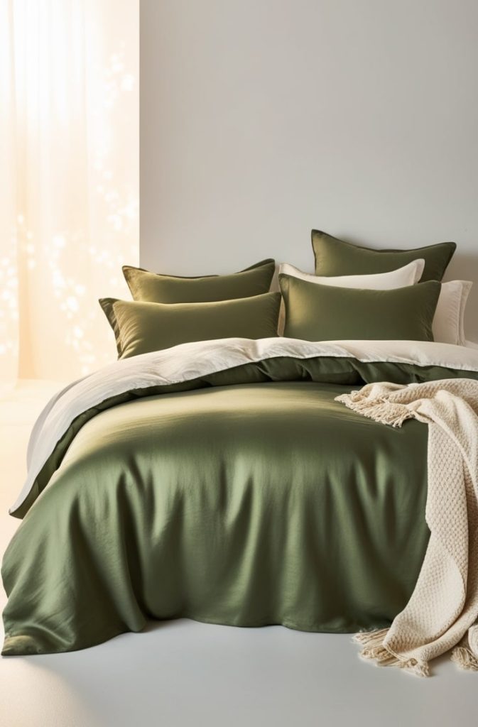 Olive Green Bedding Set
