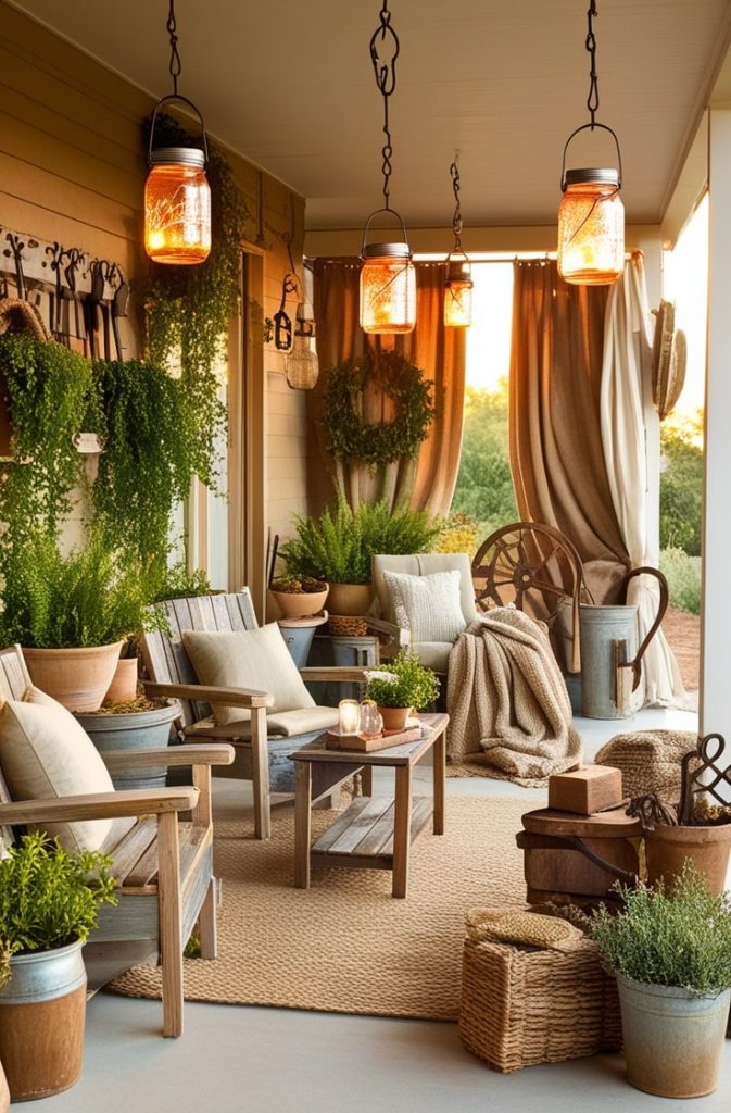 Rustic Farmhouse Patio