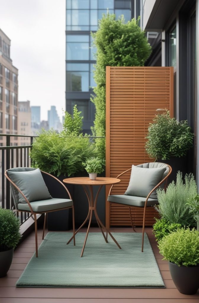 Small-Space Balcony Patio