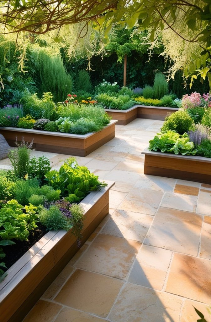 Garden-Integrated Patio