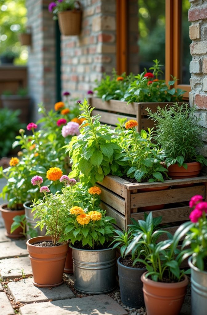 Repurposed Planter Boxes