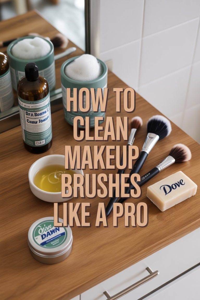 How To Clean Makeup Brushes