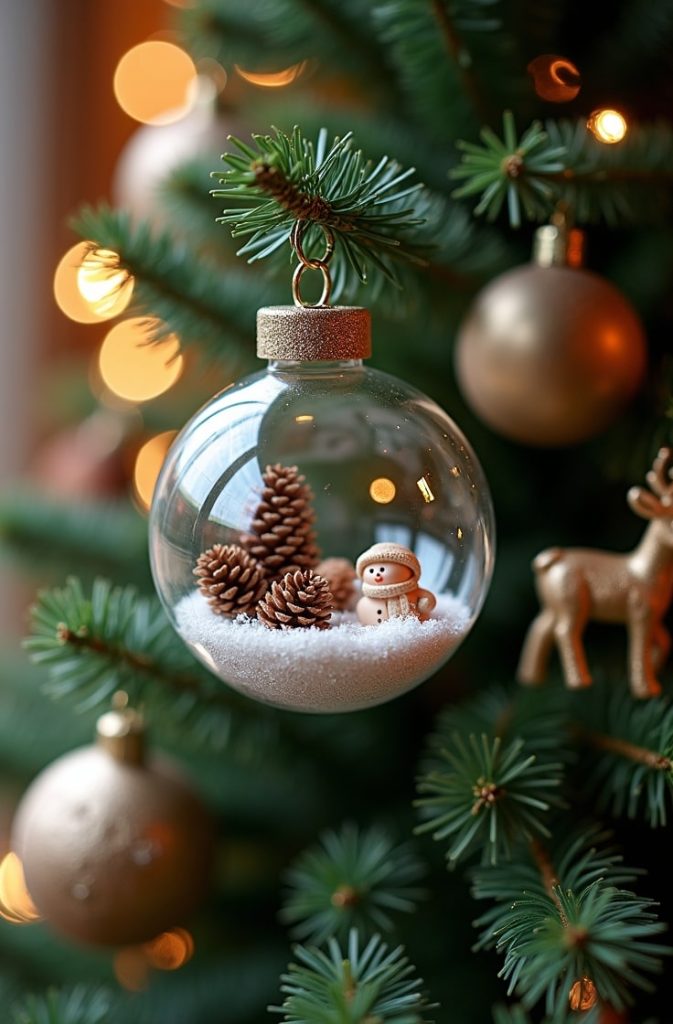 Clear Plastic Ornament Baubles
