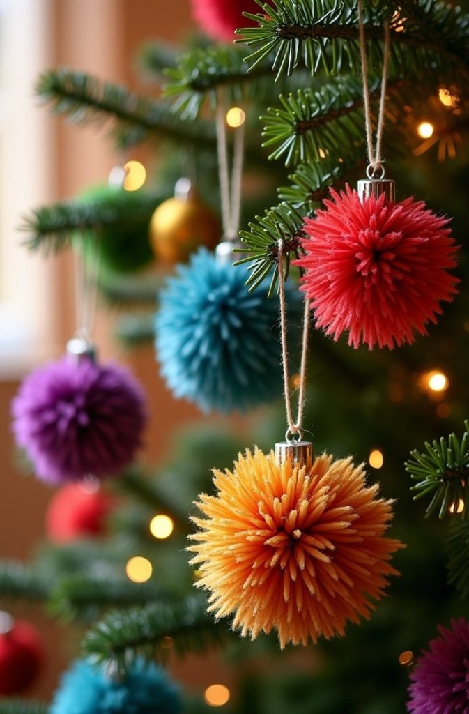 Pom-Pom Ornaments