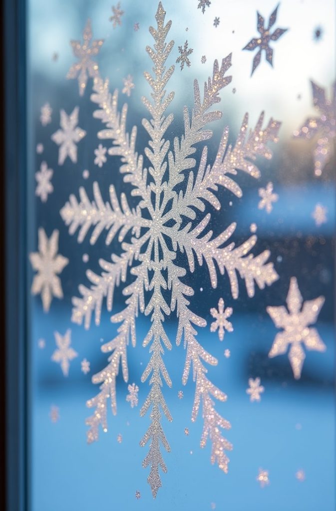 Snowflake Window Clings