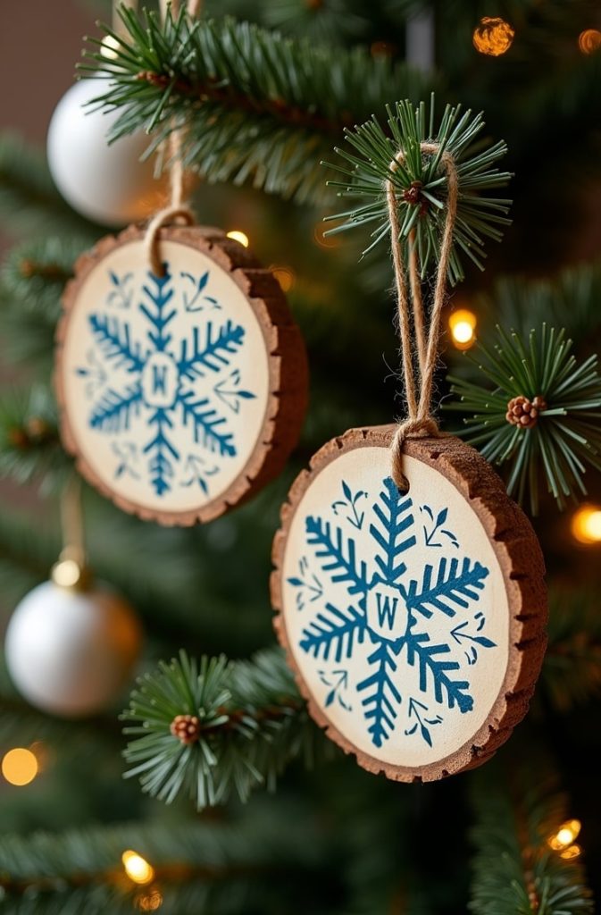 Wooden Slice Ornaments