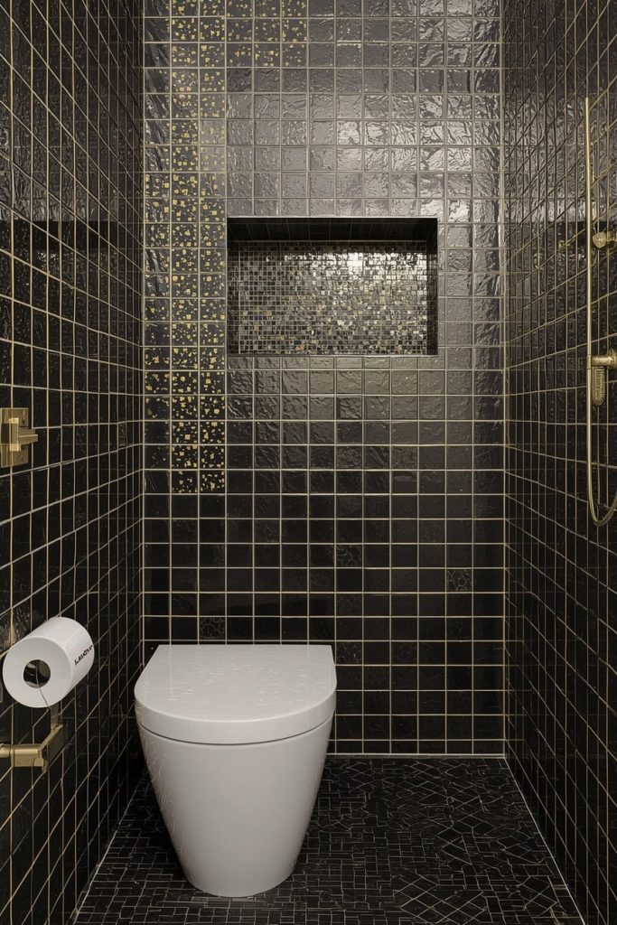 Gold Tile Accents for Subtle Shine