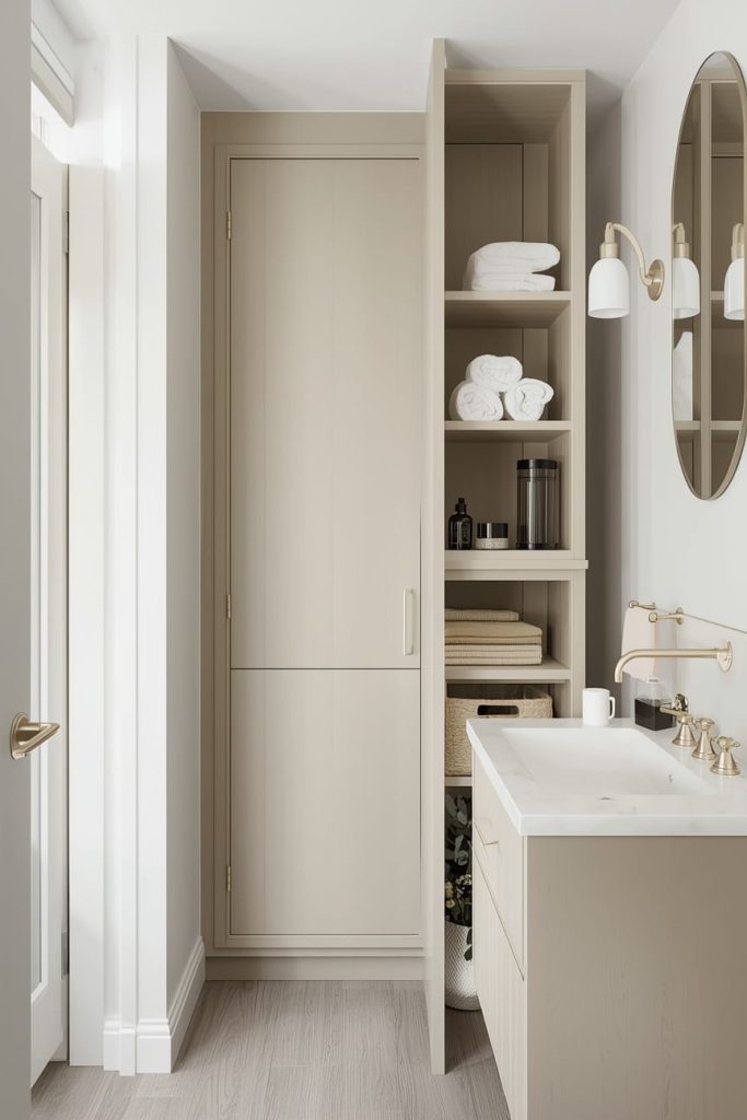 Contemporary Neutral Bathroom with Clean Lines