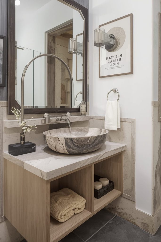 Farmhouse Bathroom Sink for Rustic Charm