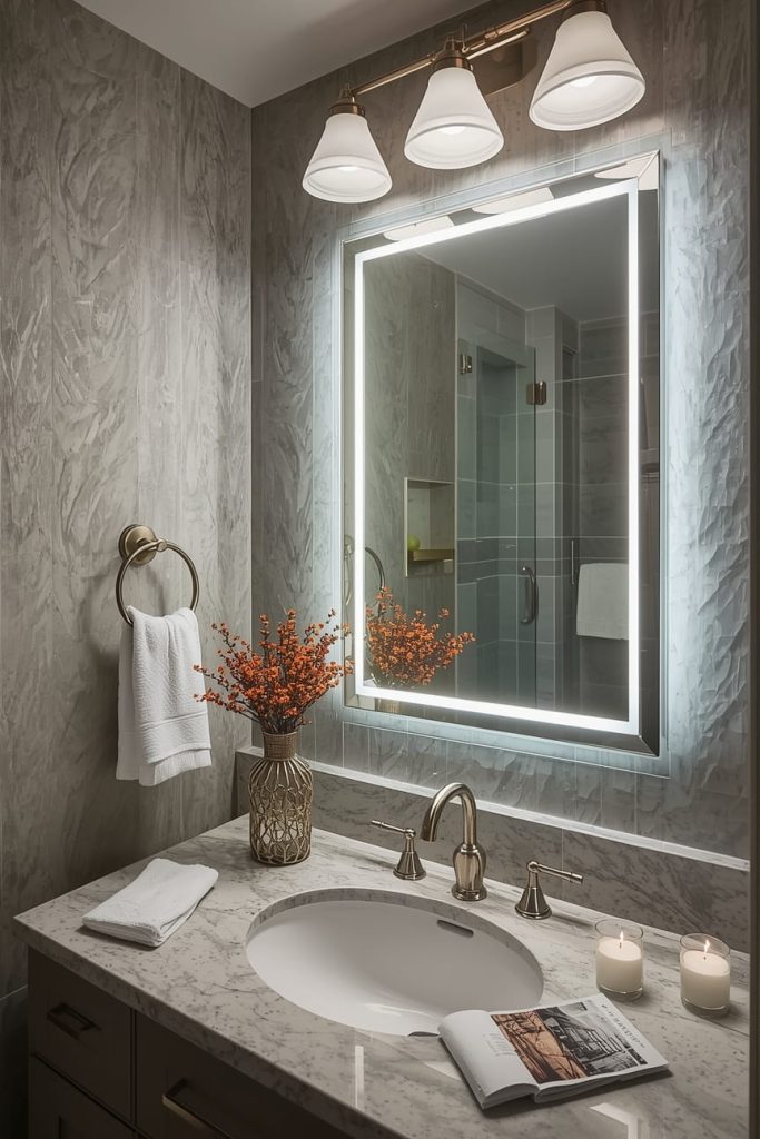 Incorporate Natural Stone Bathroom Finishes