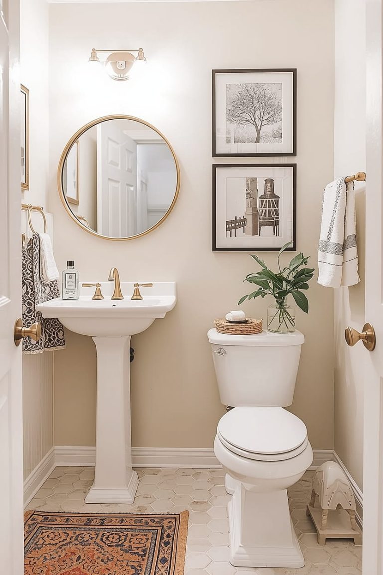 Small Half Bathroom Layout Ideas That Maximize Flow